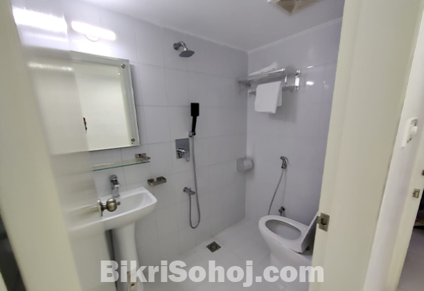 Rent Furnished One Room Apartment in Bashundhara R/A.